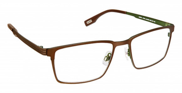 Evatik E-9169 Eyeglasses, (955) BROWN FOREST