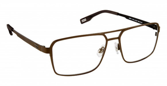 Evatik E-9166 Eyeglasses, (947) BROWN BLACK