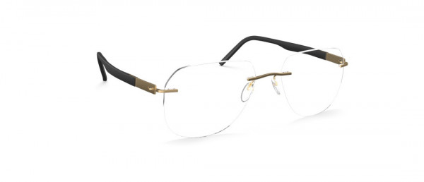 Silhouette Identity IK Eyeglasses, 7520 Gold / Black