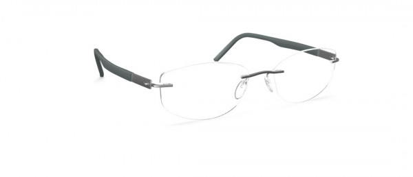 Silhouette Identity IP Eyeglasses, 7210 Titanium / Dark Grey