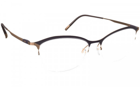 Silhouette Lite Arcs Nylor 4556 Eyeglasses, 4030 Midnight Plum