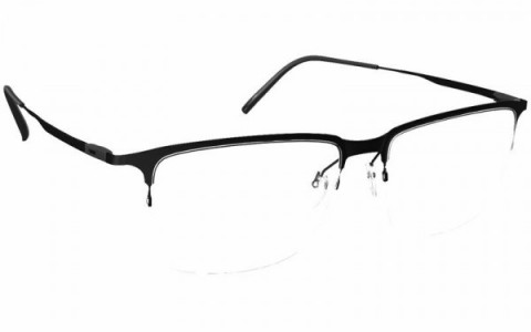 Silhouette Lite Arcs Nylor 4557 Eyeglasses, 9040 Pure Black
