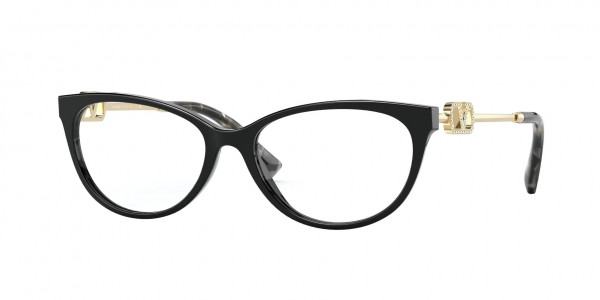 Valentino VA3051 Eyeglasses, 5001 BLACK (BLACK)
