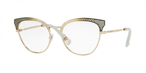 Valentino VA1011 Eyeglasses, 3041 GOLD GREEN OASIS GRADIENT MATT (GREEN)