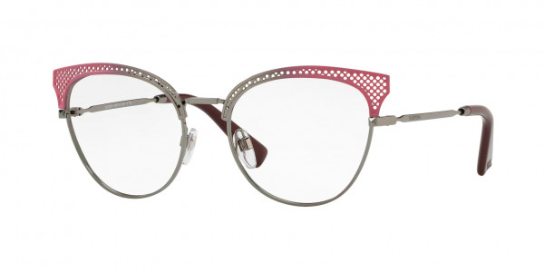 Valentino VA1011 Eyeglasses, 3042 GUNMETAL GRADIENT MATT PINK (PINK)
