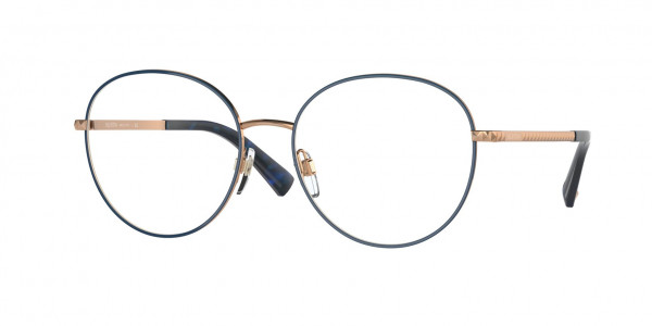 Valentino VA1025 Eyeglasses, 3031 BLUE/ROSE GOLD (BLUE)