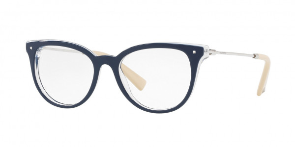 Valentino VA3005 Eyeglasses, 5028 TOP BLUE ON CRYSTAL (BLUE)
