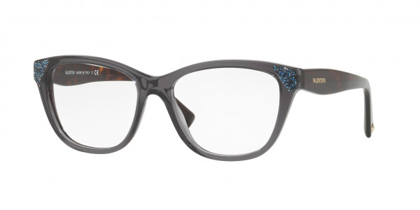 Valentino VA3008 Eyeglasses, 5021 TRASPARENT GREY (GREY)