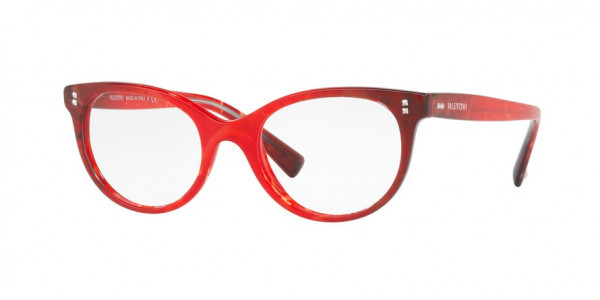 Valentino VA3009 Eyeglasses, 5033 RED MURBLE GRADIENT BLACK (RED)