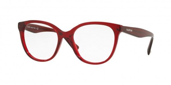Valentino VA3014 Eyeglasses, 5115 TRANSPARENT BORDEAUX (BORDEAUX)