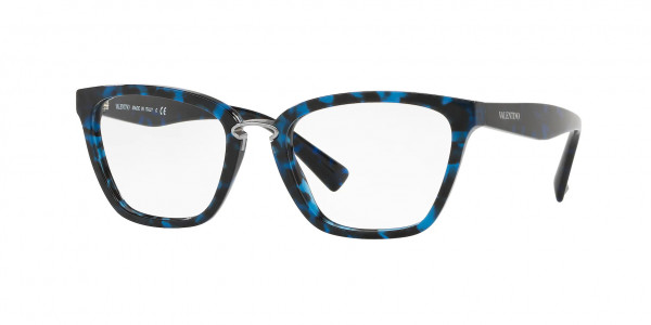 Valentino VA3016 Eyeglasses, 5031 HAVANA BLUE (BLUE)