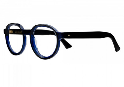 Cutler and Gross CGOP138449 Eyeglasses, (001) BLACK ON BLUE