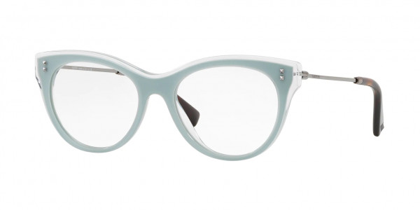 Valentino VA3023 Eyeglasses, 5089 TRASPARENT/SAGE/TRASPARENT (GREEN)