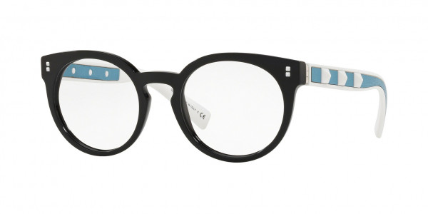 Valentino VA3024 Eyeglasses, 5079 BLACK (BLACK)