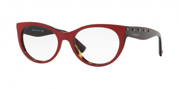 Valentino VA3033 Eyeglasses, 5123 RED/HAVANA (RED)