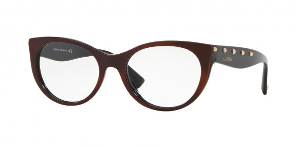 Valentino VA3033 Eyeglasses, 5125 HAVANA/BLACK (BROWN)