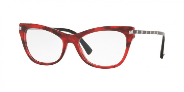 Valentino VA3041 Eyeglasses, 5020 RED HAVANA (RED)