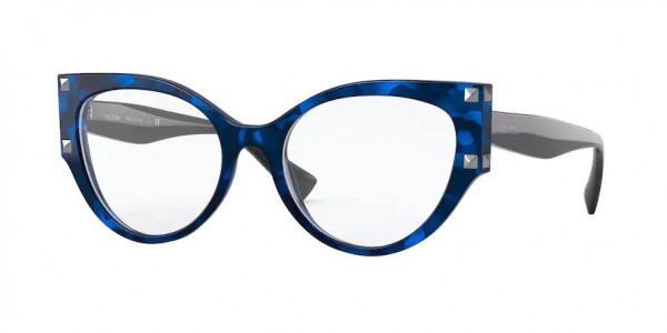 Valentino VA3044 Eyeglasses, 5031 HAVANA BLUE (BLUE)
