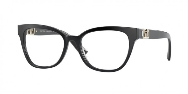Valentino VA3049F Eyeglasses, 5001 BLACK (BLACK)