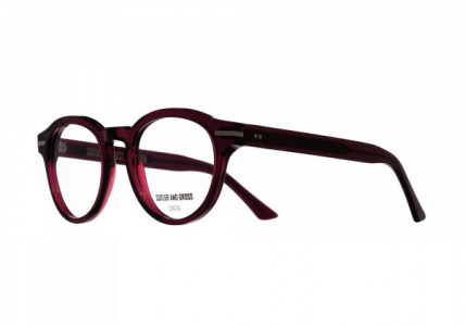 Cutler and Gross CG1338 Eyeglasses, (007) BORDEAUX RED