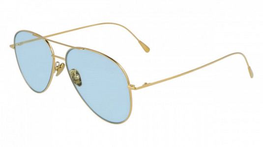 Cutler and Gross CG1266GPLS Sunglasses, (001) GOLD/BLUE