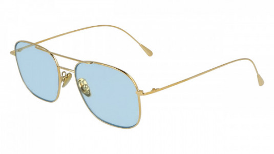 Cutler and Gross CG1267GPLS Sunglasses, (001) GOLD/BLUE