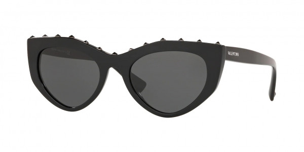Valentino VA4060 Sunglasses, 500187 BLACK (BLACK)