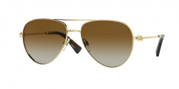 Valentino VA2034 Sunglasses, 3002T5 GOLD (GOLD)