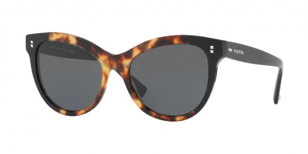 Valentino VA4013 Sunglasses, 500387 HAVANA YELLOW BLACK (HAVANA)