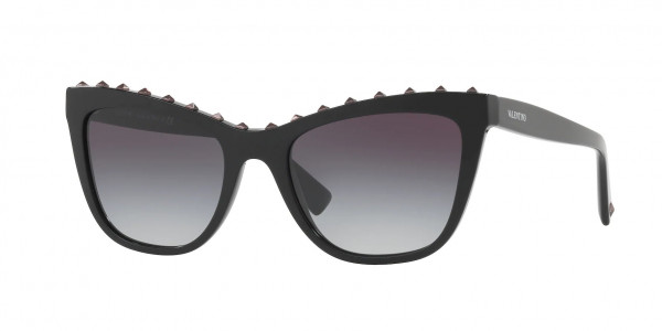 Valentino VA4022 Sunglasses, 50018G BLACK (BLACK)