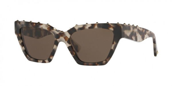 Valentino VA4046 Sunglasses, 509773 BROWN/BEIGE TORTOISE (LIGHT BROWN)