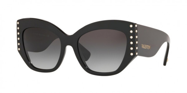 Valentino VA4056A Sunglasses, 50018G BLACK (BLACK)