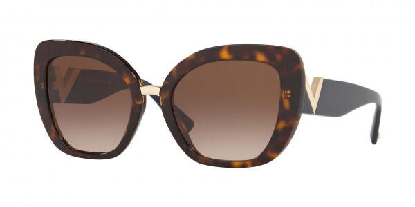 Valentino VA4057 Sunglasses, 500213 HAVANA (BROWN)