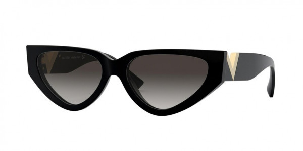Valentino VA4063 Sunglasses, 50018G BLACK (BLACK)