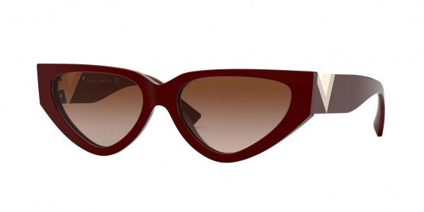 Valentino VA4063 Sunglasses, 513913 BORDEAUX (BORDEAUX)