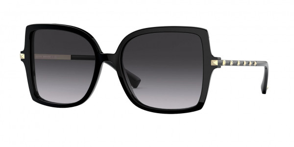 Valentino VA4072F Sunglasses, 50018G BLACK (BLACK)