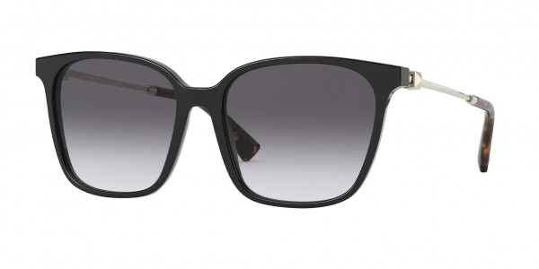 Valentino VA4078F Sunglasses, 50018G BLACK (BLACK)