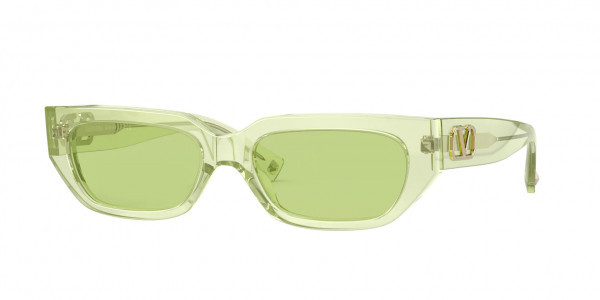Valentino VA4080 Sunglasses, 5165/2 GREEN FLUO (GREEN)