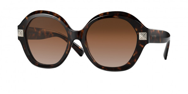 Valentino VA4086 Sunglasses, 500213 HAVANA (BROWN)