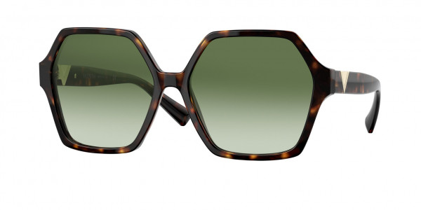 Valentino VA4088 Sunglasses, 30028E HAVANA (BROWN)
