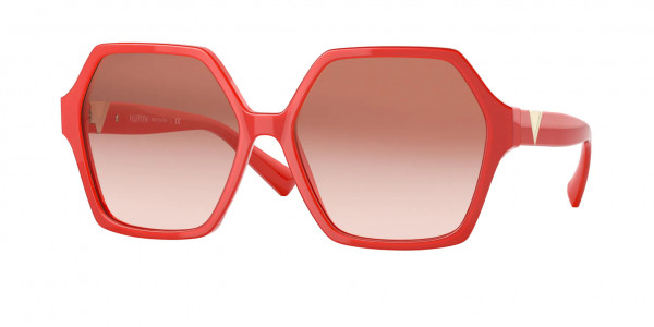 Valentino VA4088 Sunglasses, 517713 CORAL (ORANGE)