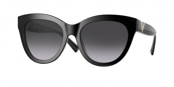 Valentino VA4089F Sunglasses, 50018G BLACK (BLACK)