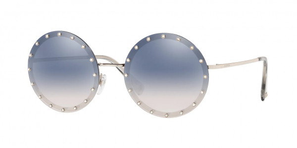 Valentino VA2010B Sunglasses, 30067B AZURE (LIGHT BLUE)