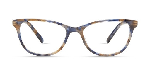 Modo 6540 Eyeglasses, BLUE-BROWN MELANGE (MLNG)