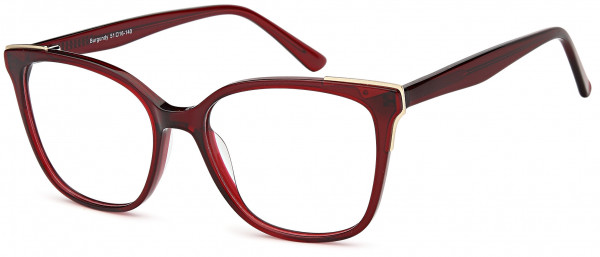 Di Caprio DC351 Eyeglasses, Burgundy