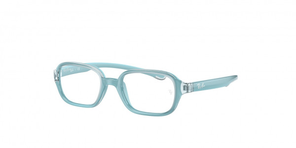 Ray-Ban Junior RY9074V Eyeglasses, 3879 LIGHT BLUE ON RUBBER LIGHT BLU (BLUE)