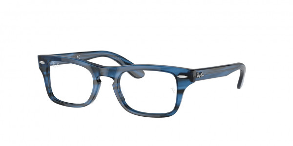 Ray-Ban Junior RY9083V JUNIOR BURBANK Eyeglasses, 3848 JUNIOR BURBANK STRIPED BLUE (BLUE)