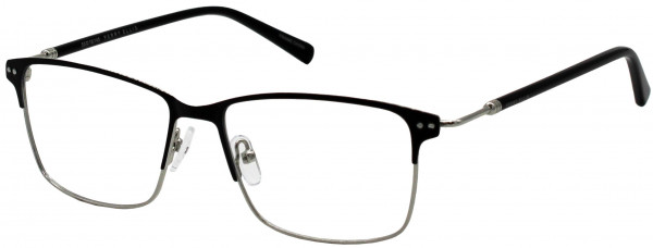 Perry Ellis PE 450 Eyeglasses, 1-BLACK SILVER
