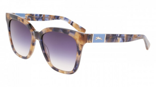 Longchamp LO696S Sunglasses, (430) BLUE HAVANA