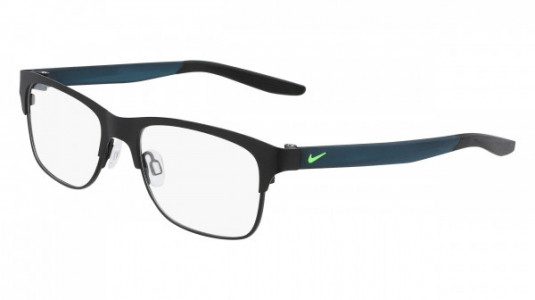 Nike NIKE 5590 Eyeglasses, (003) SATIN BLACK/DARK TEAL GREEN
